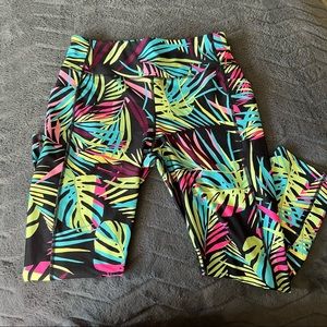 Cute monstera leggings